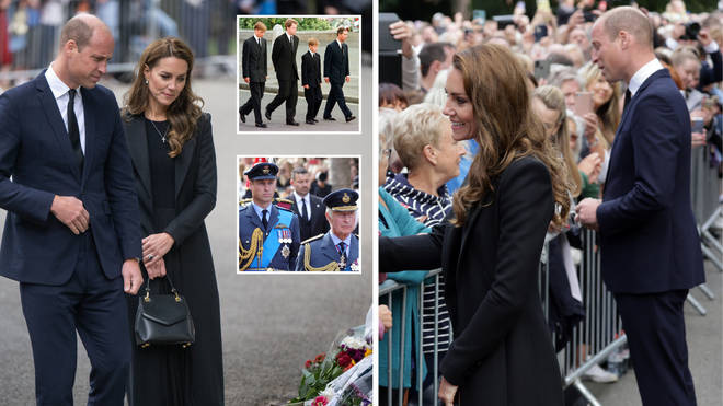 Il principe William dice che la processione della regina gli ha ricordato il funerale della madre