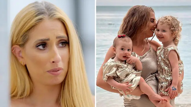 Stacey Solomon utstedte advarsel fra bekymrede fans mens hun matet døtre